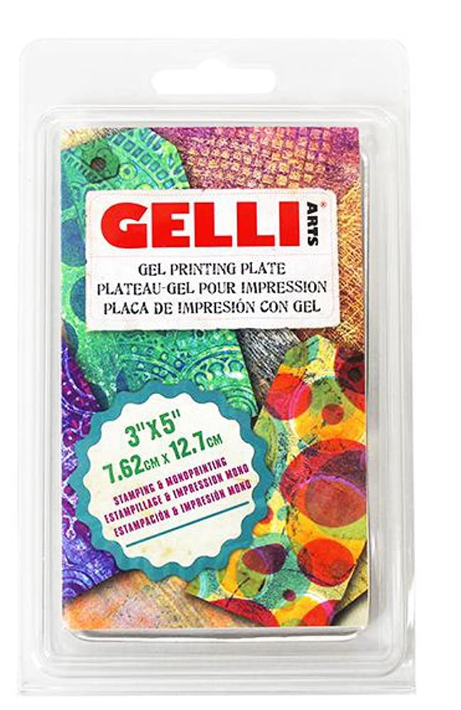 Gelli Arts Printing Plates  Gel Art Printing Plates  Gel Plate Assortment  Renewable Rectangular Printing Surface 3x5 Inch - Image 1
